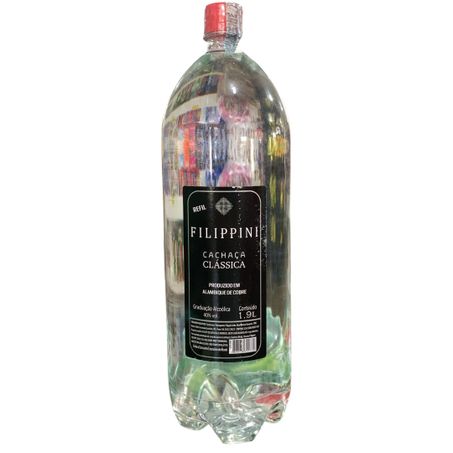 Beb cana/cachaça filippini pet 1.900ml branca classica