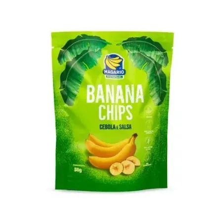 BANANA MAGARIO CHIPS CEBOLA E SALSA 50G