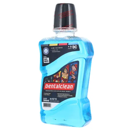 Antisséptico Bucal Dentalclean Liga Da Justiça 300ML 360-3