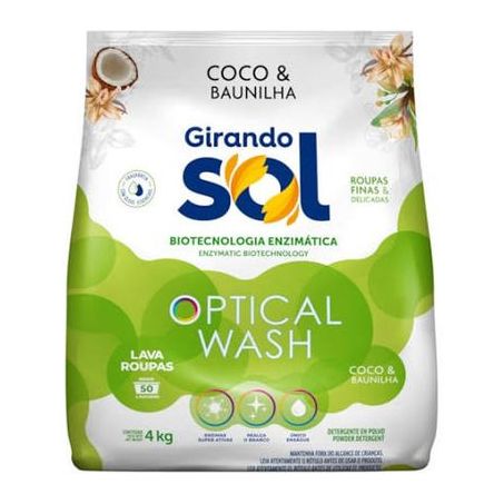 Sabao po girando sol coco/bauni 4kg