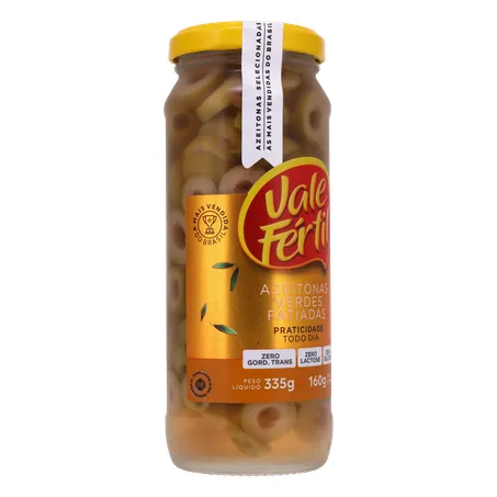 Azeitona Verde Vale Fértil Fatiada Vd 160g 360-32
