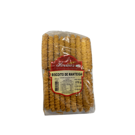BISCOITO HERMES 270 G MANTEIGA                    