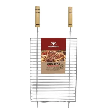 GRELHA GAUCHO 32.5X47.5CM DUPLA