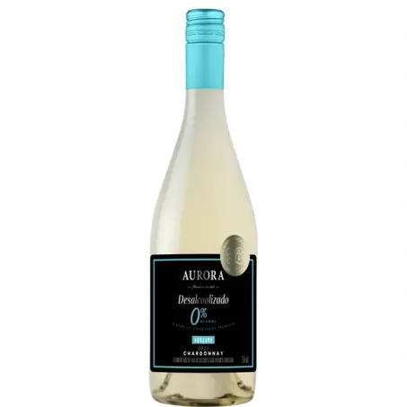 Vinho Aurora 750ml Zero Alcool Chardonay Branco Adocado