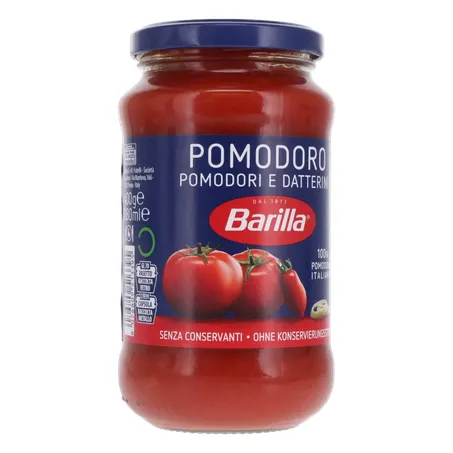 MOLHO TOMATE BARILLA POMODORO E DATTERINI 400G 360-34