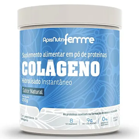 COLAGENO HIDROLISADO BEAUTY NATURAL 200G - APISNUT