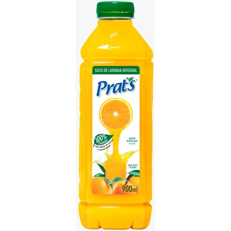 Suco Pronto Prats Laranja Integral Garrafa 900ML