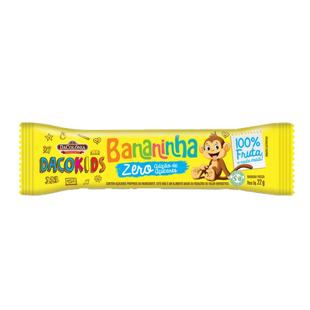 Bananinha Da Colônia Dacokids Zero Açúcar 22g