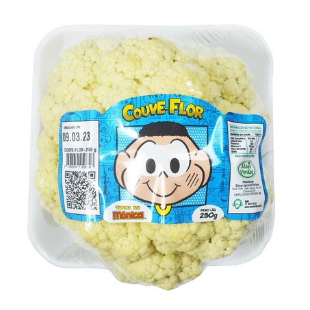 Couve-flor Mais Verdes 250g - Turma da Mônica