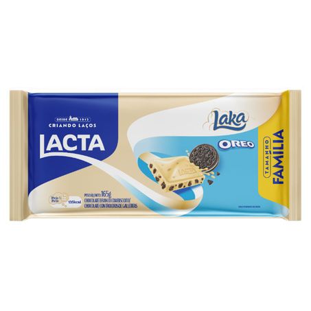 BARRA DE CHOC. LAKA OREO 165G TAMANHO FAMILIA