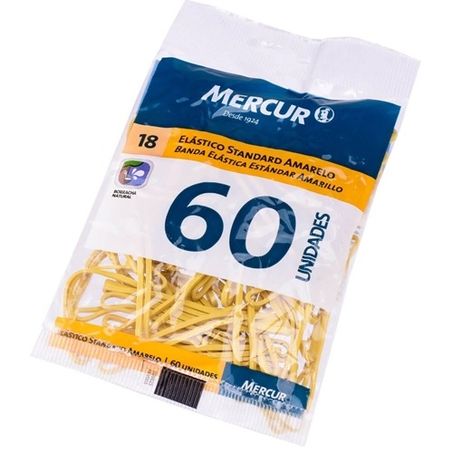 Escolar elastico p dinheiro mercur 60un