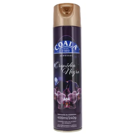 Odorizador Aerossol Coala Orquidea Negra 400ml 360-0