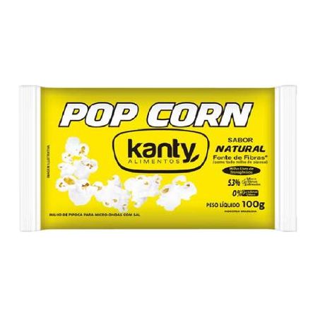 Pipoca micro kanty queijo 100g