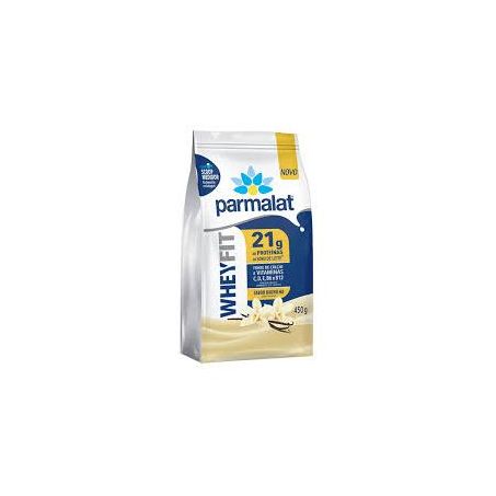 Suplemento alimentar parmalat whey fit baunilha 450g