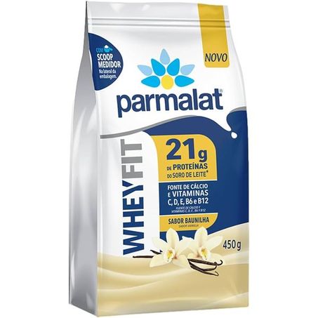 Suplemento Parmalat wheyfit baunilha pó 450g