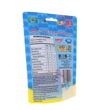 Bala de Gelatina Amos Gummy Blocks Sachê 72gr 360-15