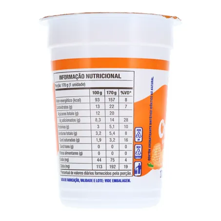 Bebida Láctea Batavo Laranja, Cenoura E Mel Copo 170G 360-26