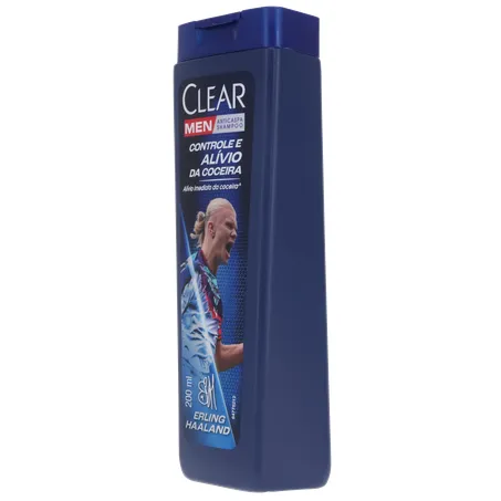 Shampoo Anticaspa Clear Men Controle e Alívio da Coceira Frasco 200ml 360-5