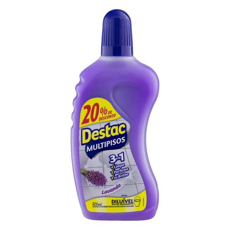 LIMPADOR MULTIPISOS DILUÍVEL LAVANDA DESTAC