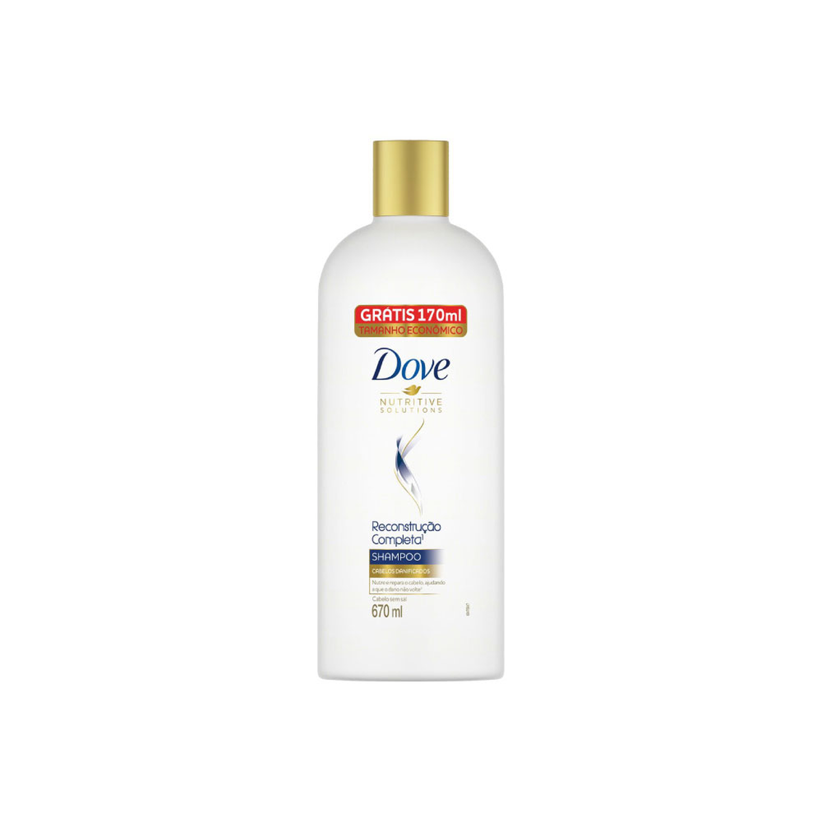 Shampoo Dove Reconstrução Completa Frasco 670ml | Super Koch