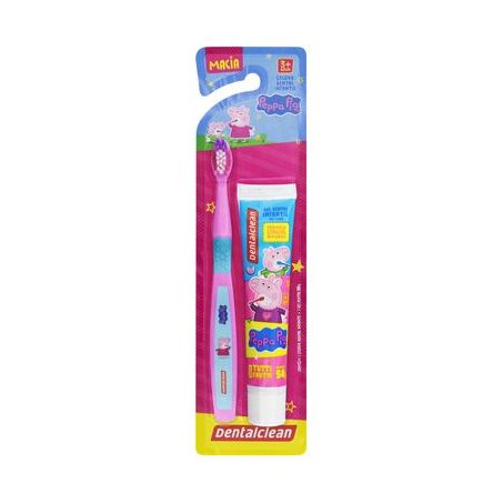 Creme Dental Infantil Peppa Pig Dentalclean + Escova Macia 50G
