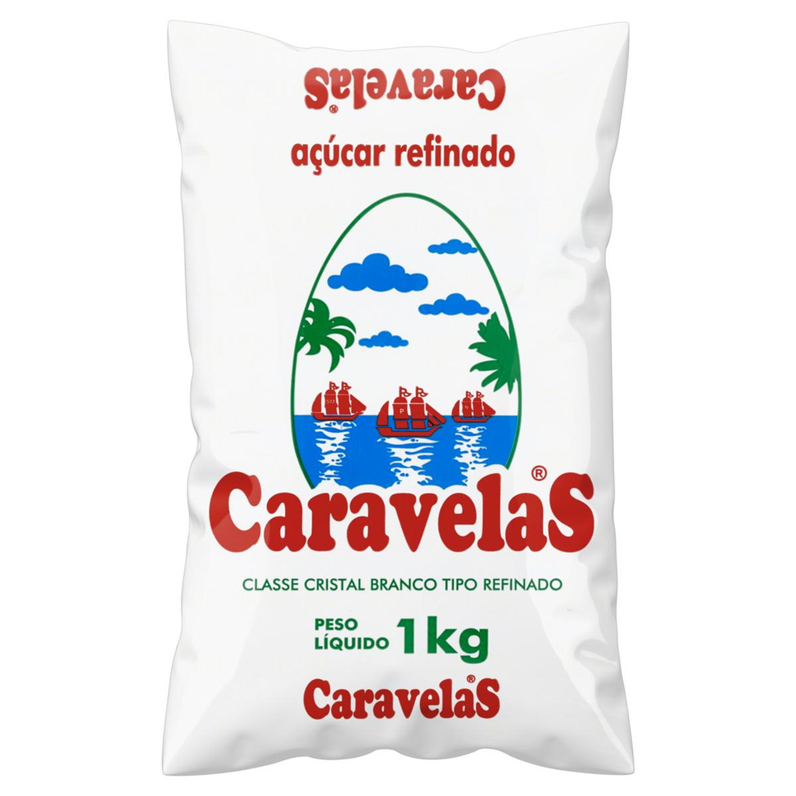 Açúcar Refinado Caravelas 1kg