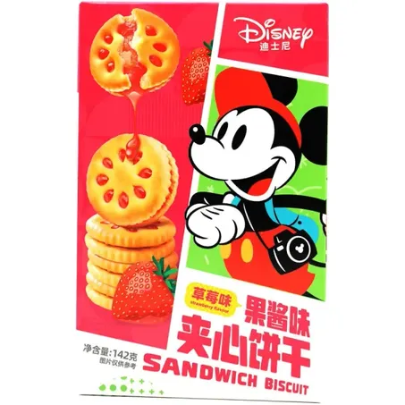 Biscoito Disney Geleia 142g Morango