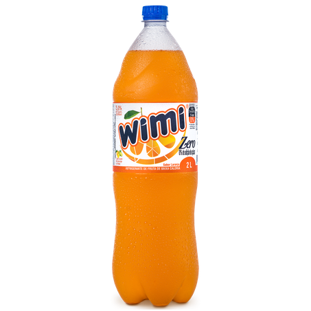 Refrigerante cini wimi laranja zero açúcar 2 litros