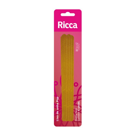 LIXA RICCA UNHAS POP C/6                          