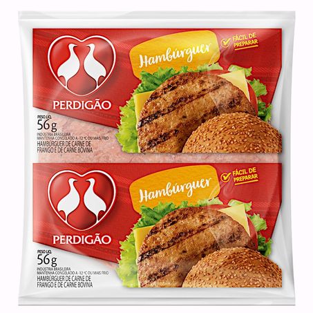 HAMBURGUER PERDIGAO CARNE/FGO 56G