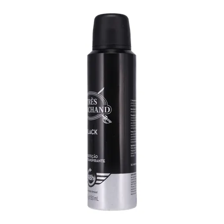 Desodorante black tres marchand aerossol 150ml 360-6