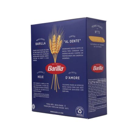 Macarrão Grano Duro Barilla Curto Pene Rigate 73 500g 360-37