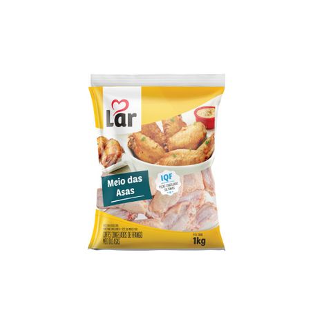 MEIO DA ASA FRANGO LAR 1KG IQF