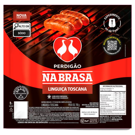 Linguiça Toscana Perdigão na Brasa 700