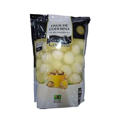 OVO CODORNA CONSERVA CIA DA CODORNA SACHE 500G