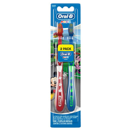 Escova Dental Oral-B Kids - Mickey - Com 2 Escovas