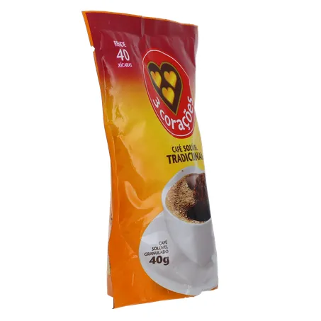CAFE SOLUVEL 3 CORACOES SACHET TRADICIONAL 40G 360-30