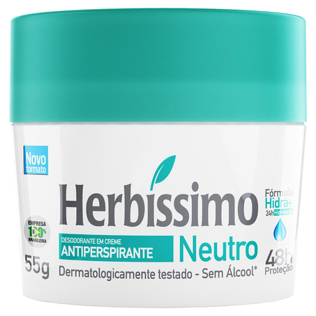 Creme Desodorante Herbíssimo 55g - Neutro