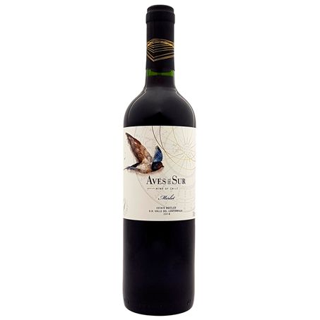 VINHO AVES DEL SUR MERLOT 750ML
