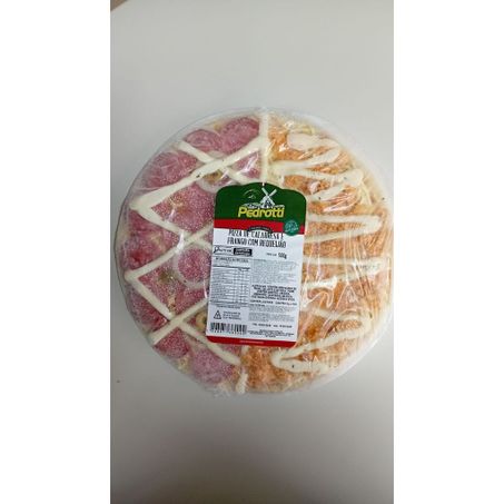 Pizza pedrotti calabresa e frango com requeijão 500g
