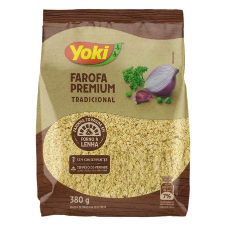 Farofa de Mandioca Tradicional Yoki Premium