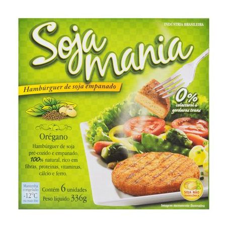 Hambúrguer de Soja Mania com Orégano Embalagem 336G