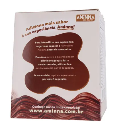 PANETONNE AMINNA S/GLÚTEN CREME DE AVELÃ 240G 360-10