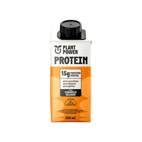 Bebida ervilha caramelo salgado plant power 250ml