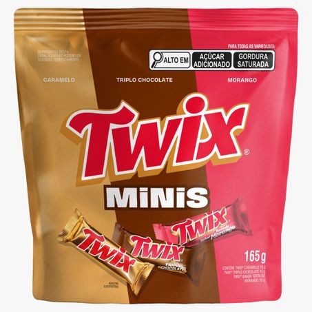 CHOCOLATE TWIX MINI SORTIDO 165G