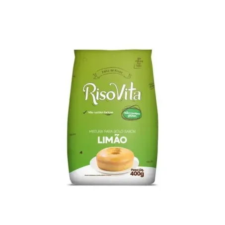 Mistura p/bolo risovita 400gr limao s/ gluten