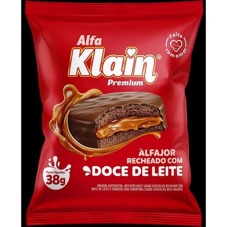 Alfajor klain premium ao leite 38g