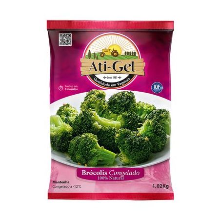 Brócolis Congelado Ati-gel 1,02kg