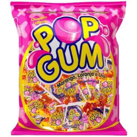 Pirulito simonetto 24un 432g pop gum sortido
