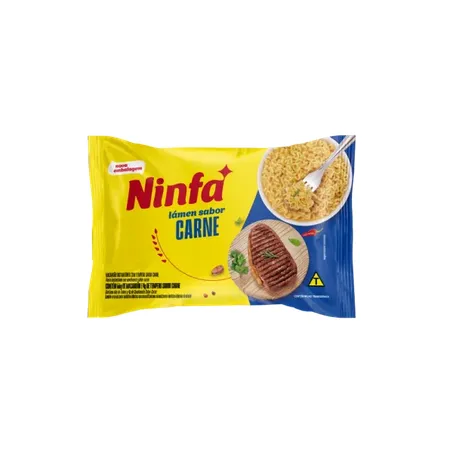 Macarrão Instantâneo Ninfa Carne 70g 
 